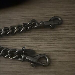 Coach Gunmetal Chunky Chain for purse
